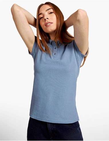 R-PO6634-Womens Star Poloshirt